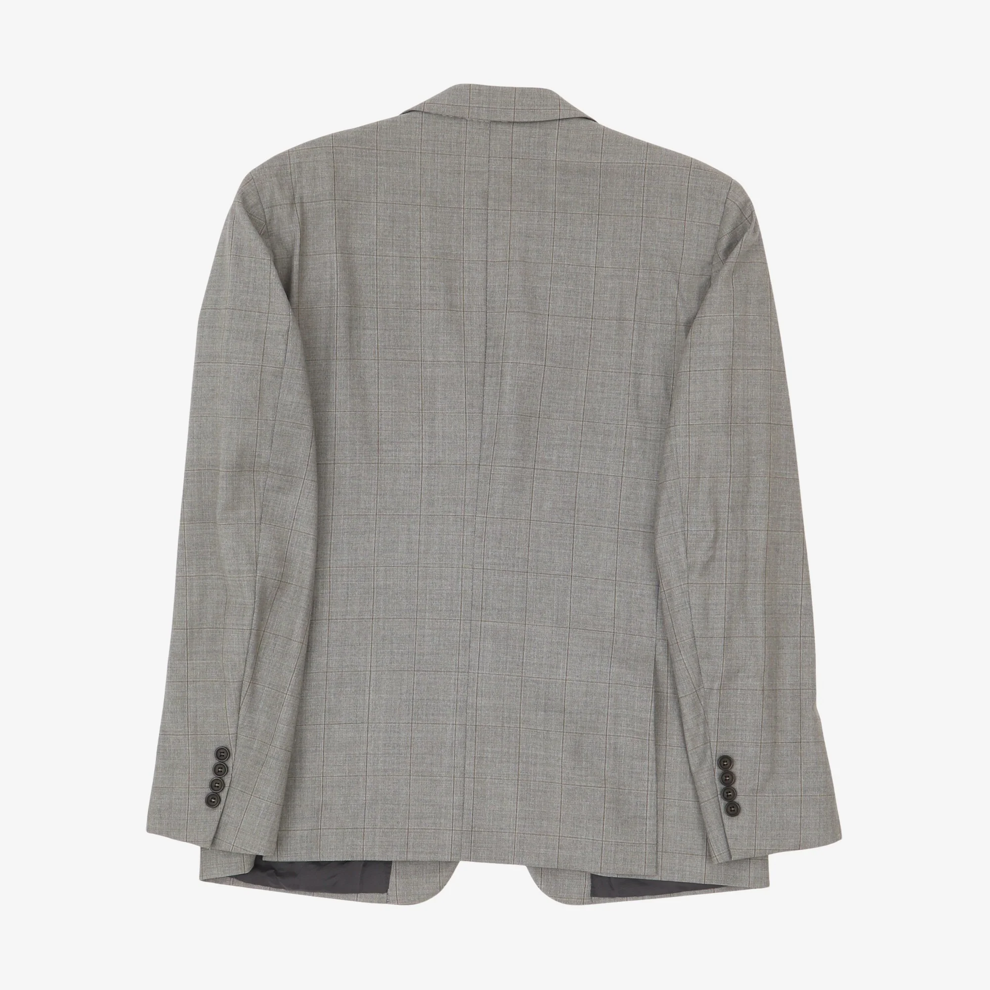 3-Piece Wool Check Suit - Image 2
