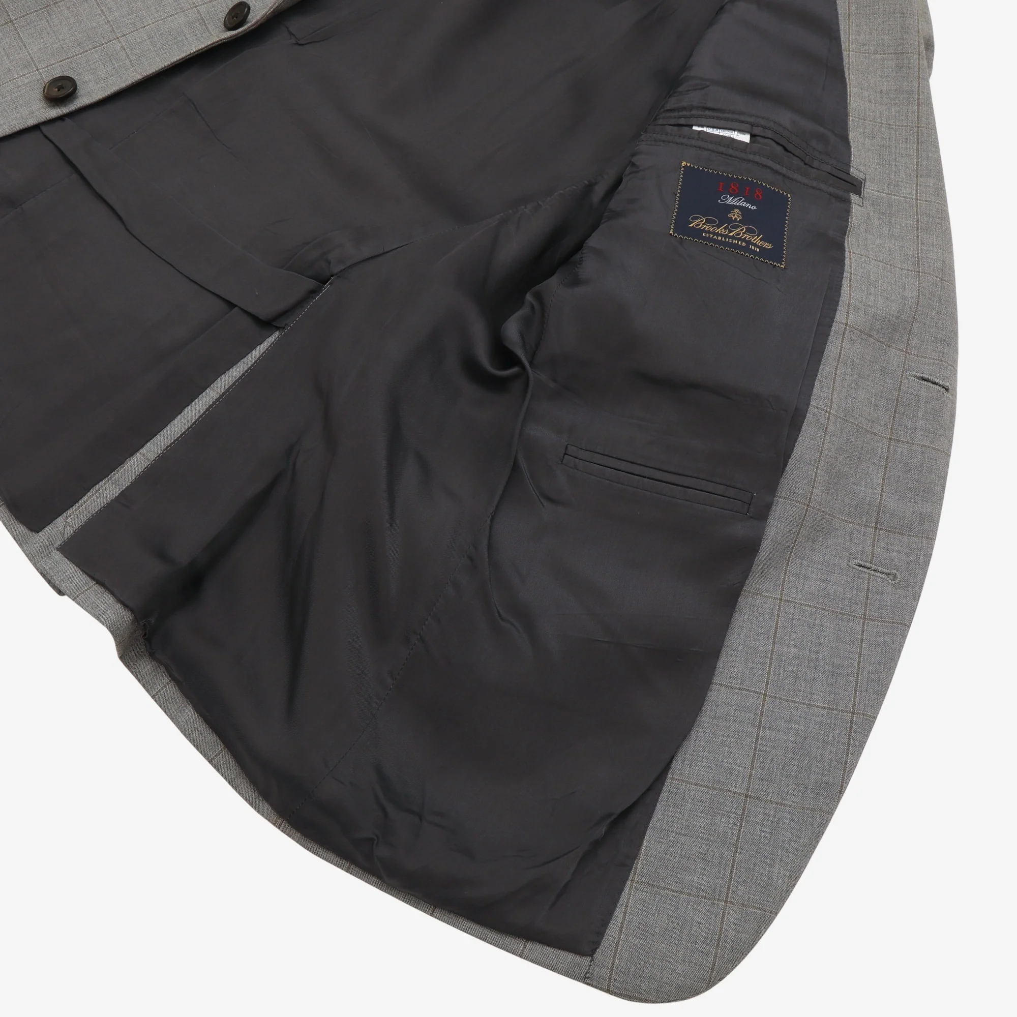 3-Piece Wool Check Suit - Image 3
