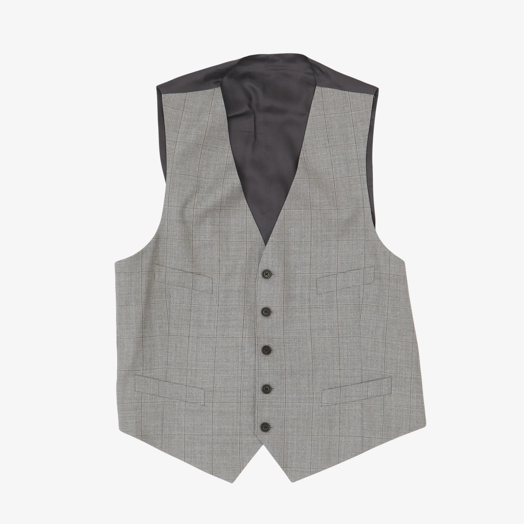 3-Piece Wool Check Suit - Image 4