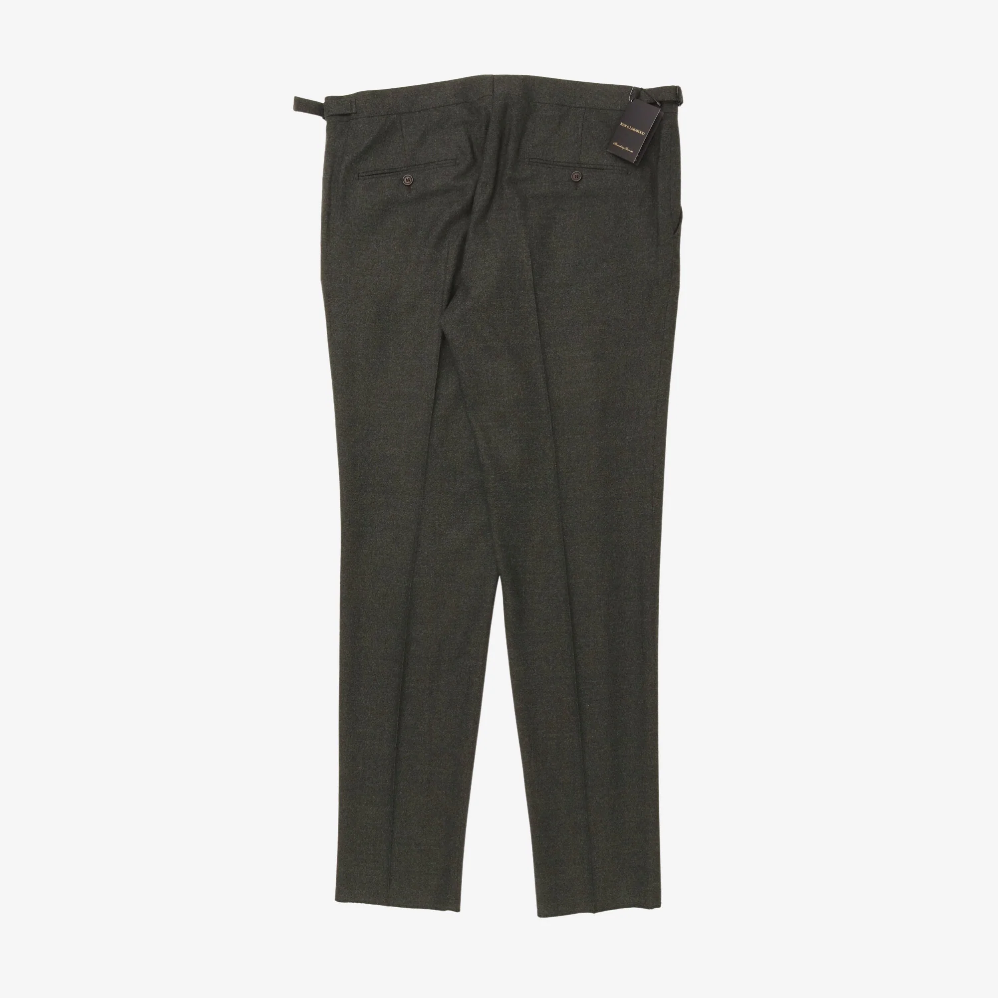 Wool Flannel Trousers (38W X 35.5) - Image 2