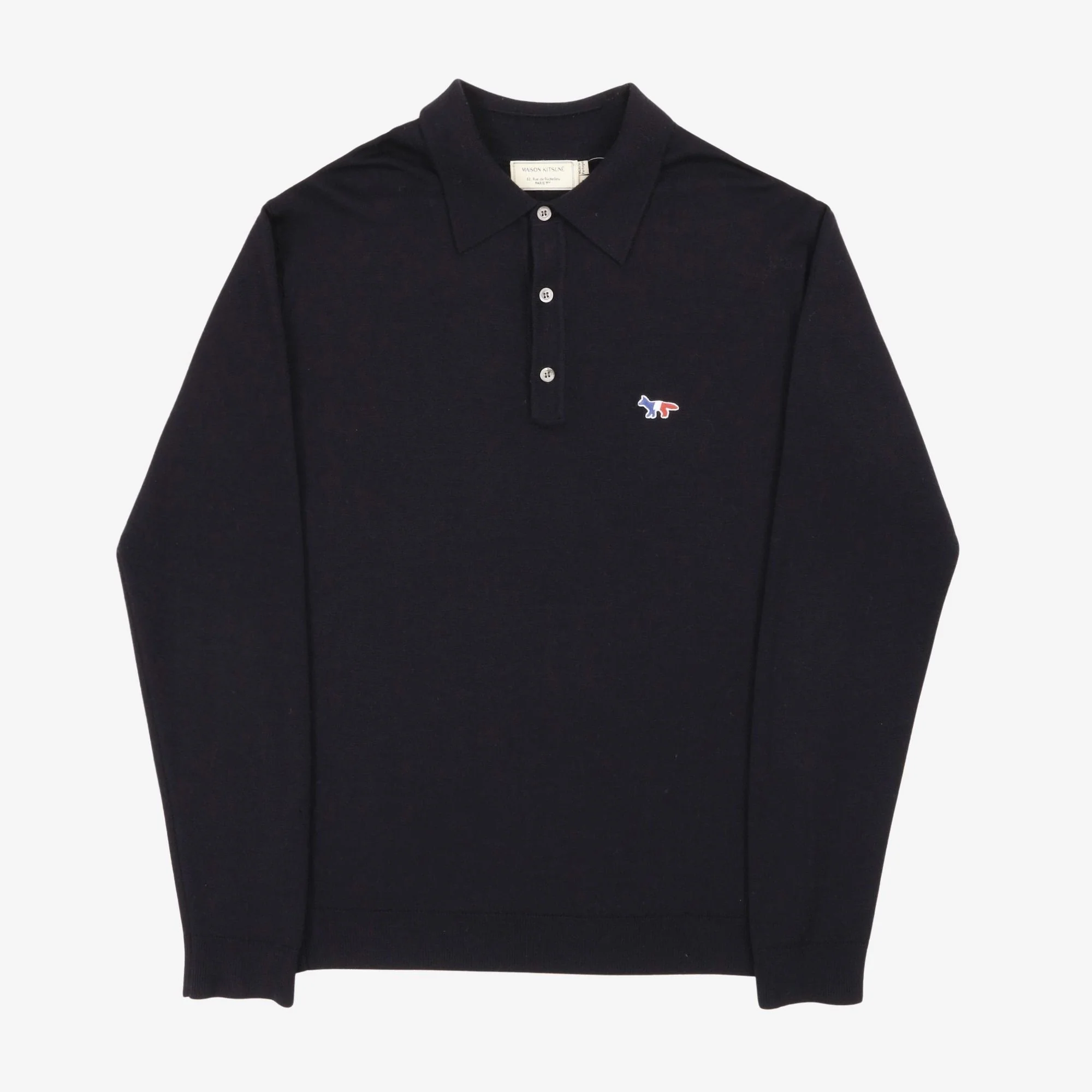 Wool Knit Polo