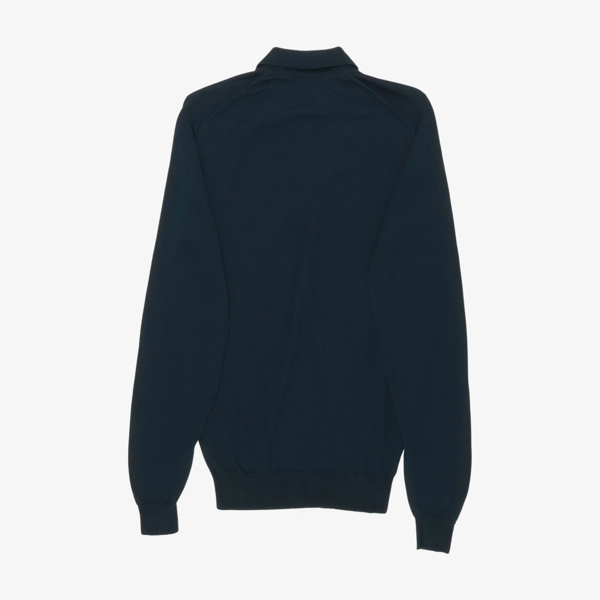 Wool Knitted Polo Shirt - Image 2