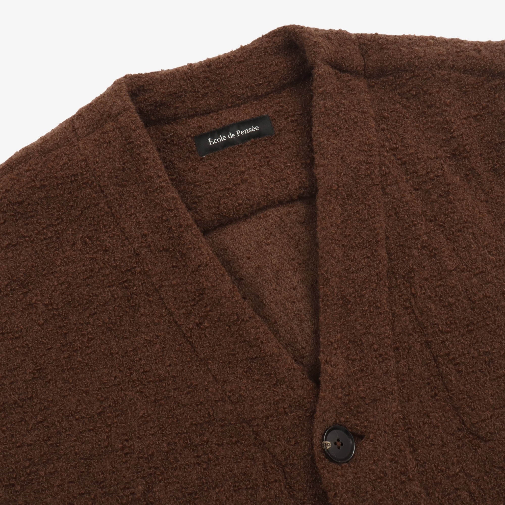 Wool Mohair Cardigan Jacket - Image 3