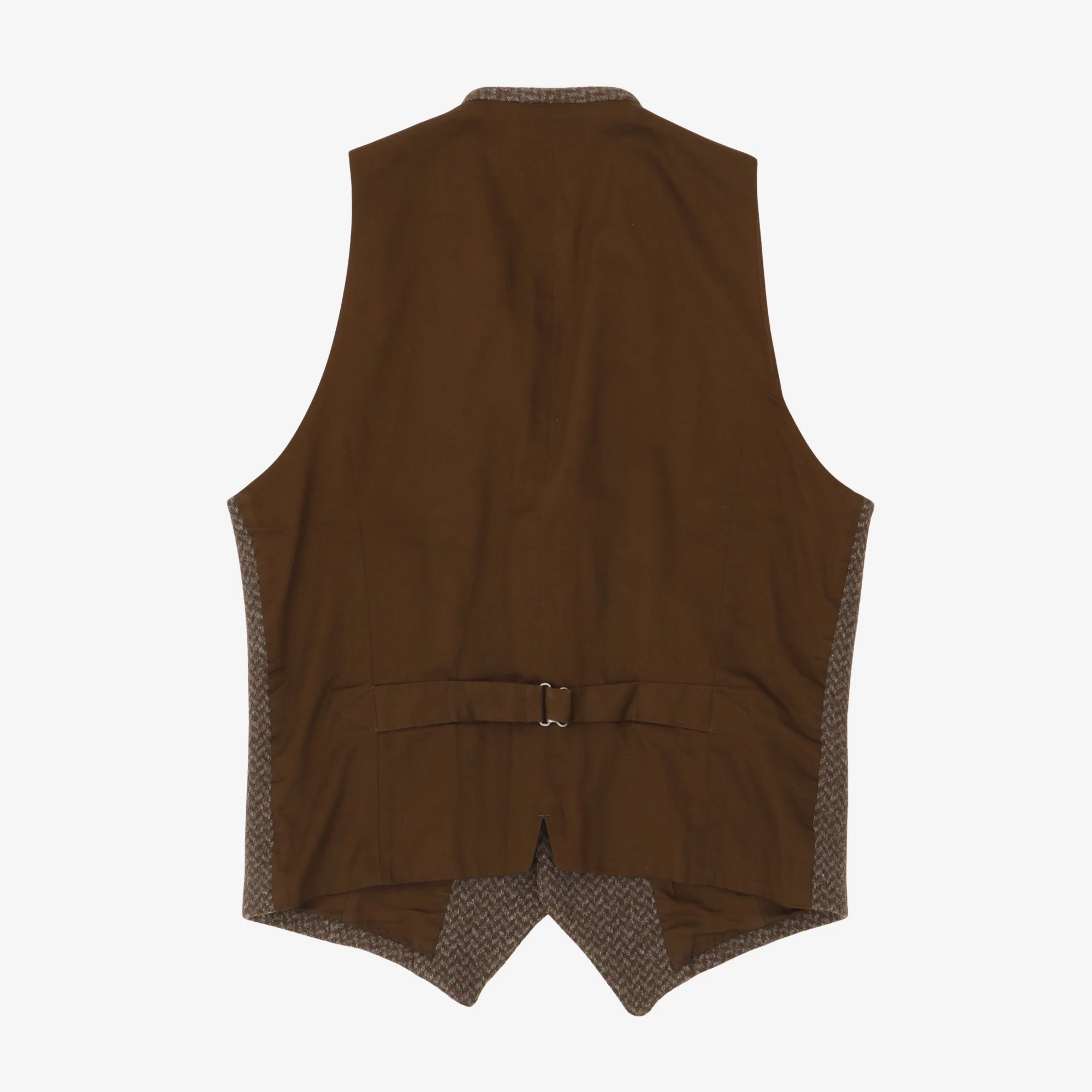 Wool Silk Blend Pocket Waistcoat - Image 2