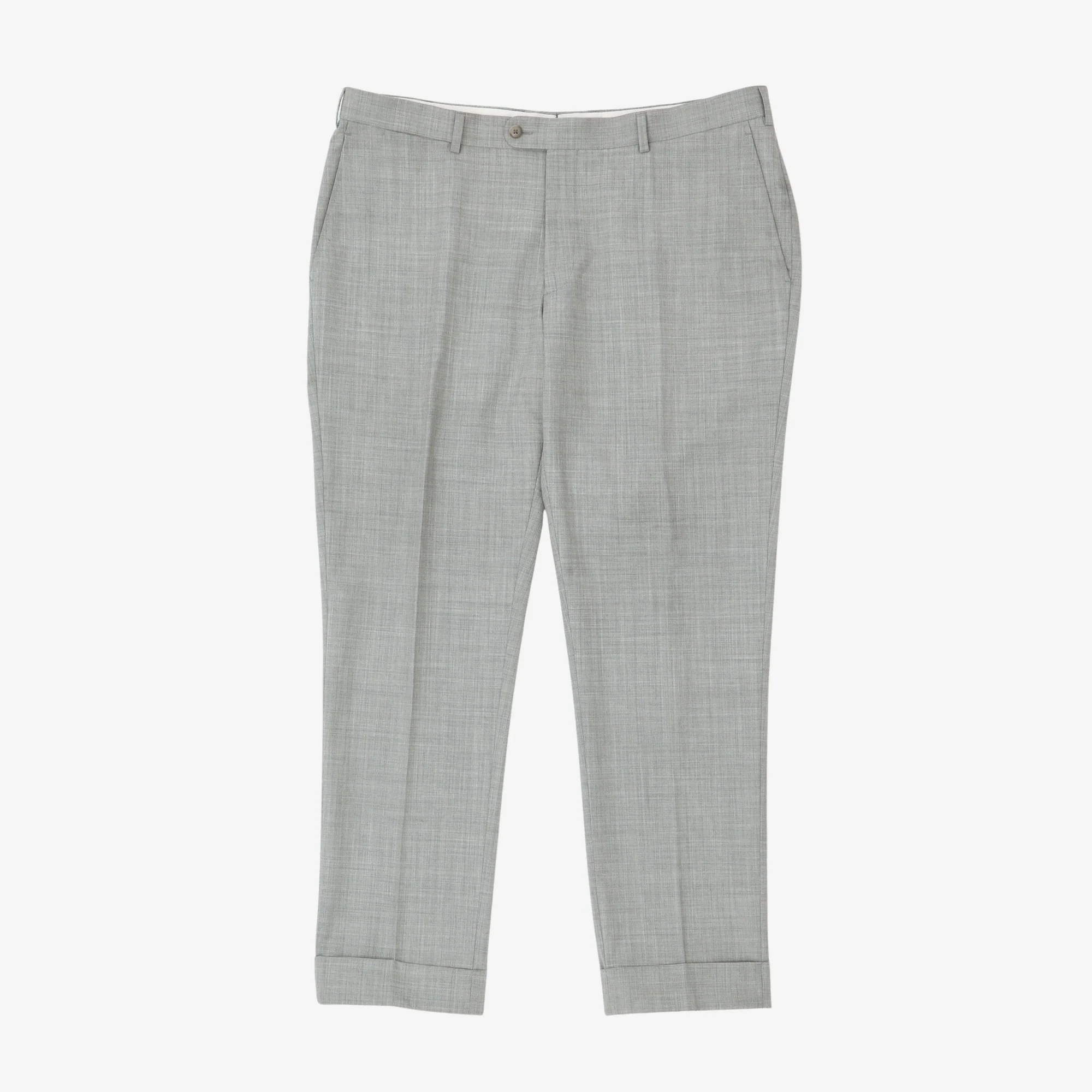 Wool Soho Turn up Trousers (40W X 31L)