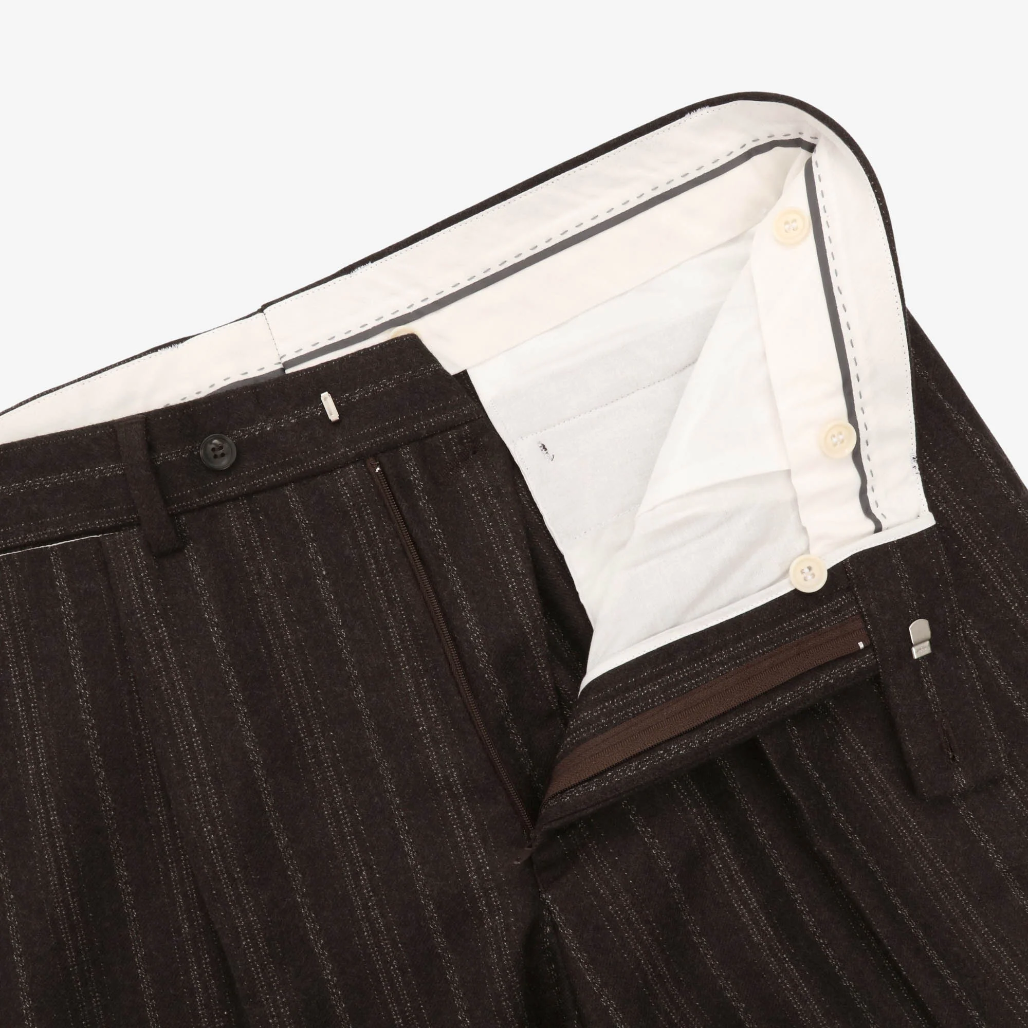 Wool Stripe Trousers (36W X 32L) - Image 3
