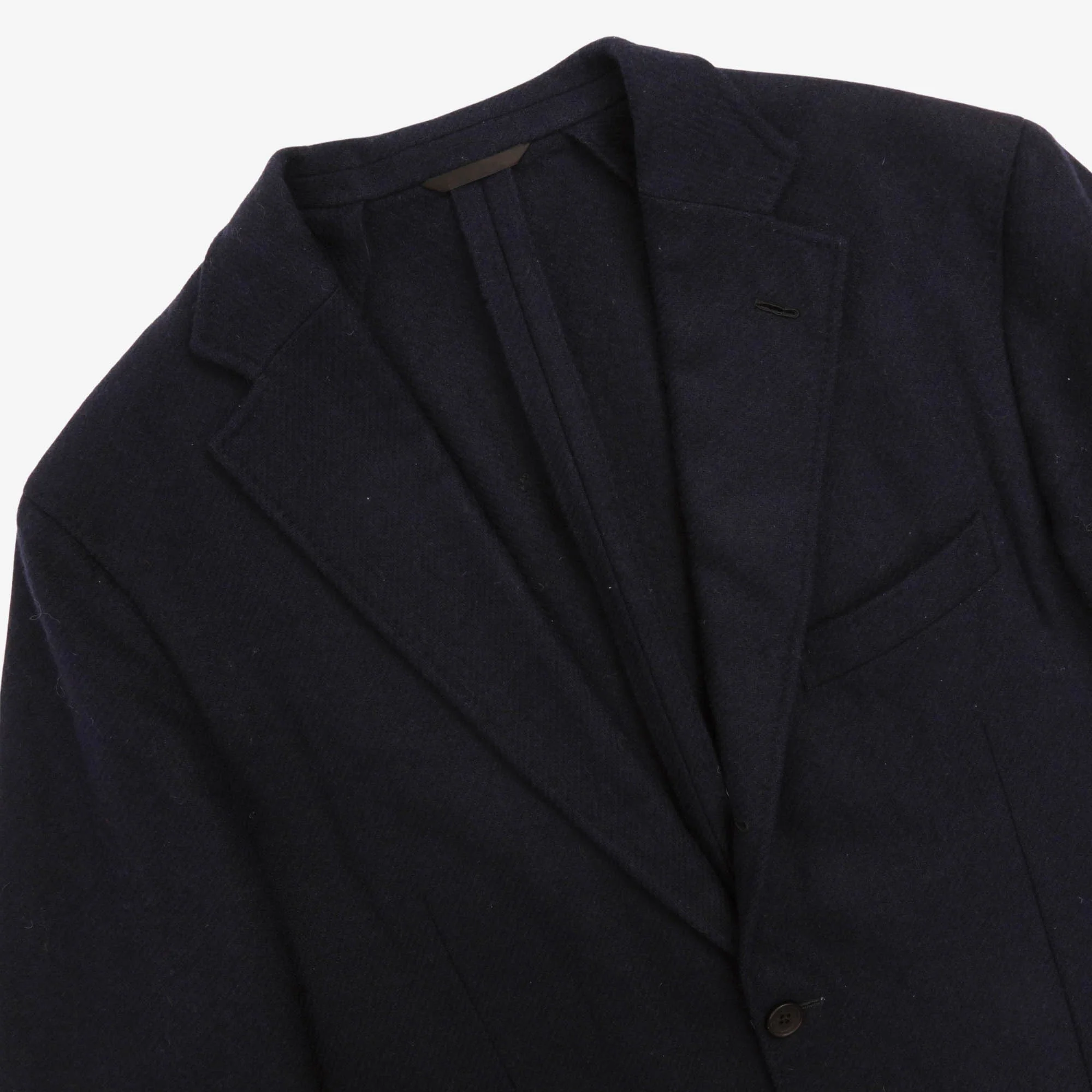Wool Unstructured Blazer - Image 3