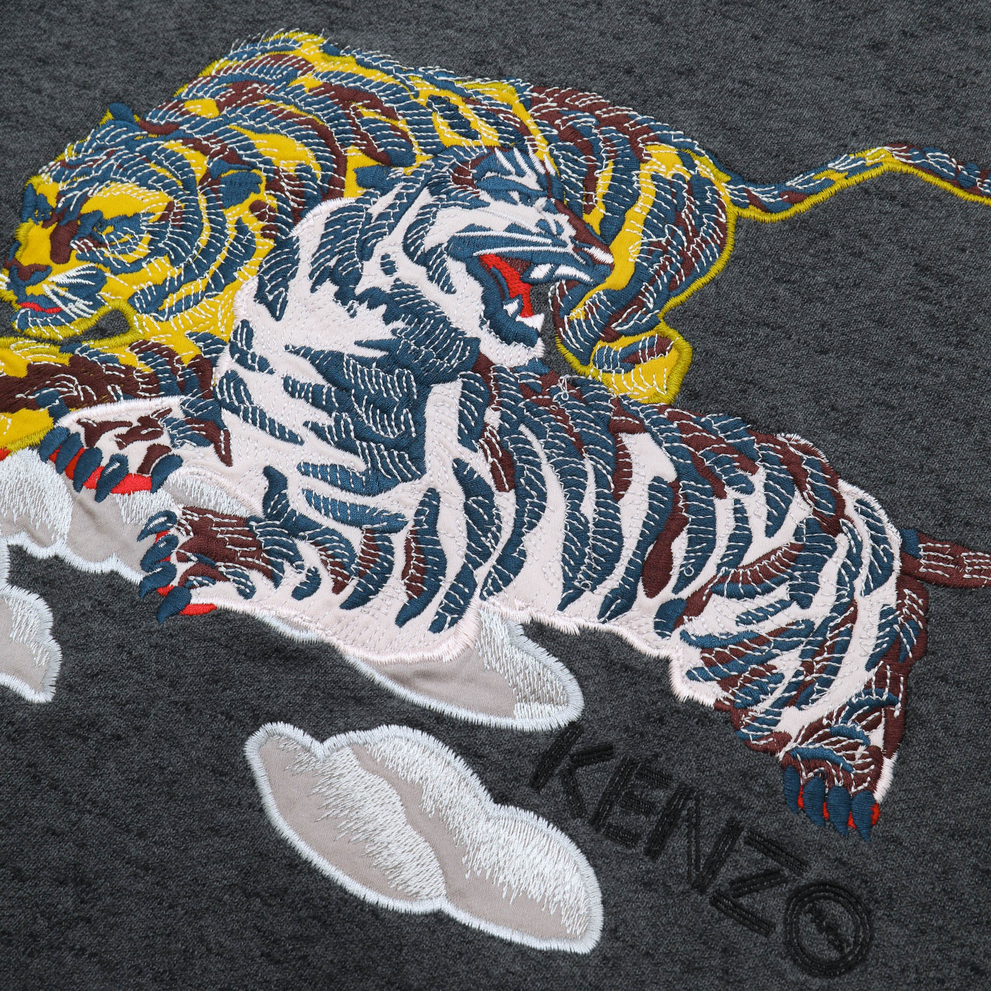 Tiger Embroidered Zip Bomber - Image 4